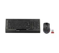 A4Tech 9300F, ensemble clavier et souris optique sans fil, AAA, CZ/US, classique, 2.4 [GHz], sans fil, noir