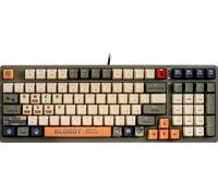 A4 Tech clavier A4TKLA47260 Mécanique Vert Multicolore QWERTY
