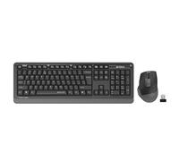 A4tech FGS1035Q, ensemble clavier et souris de bureau sans fil, gris