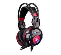 A4Tech G300, casque avec microphone, noir, 2x 3.5 mm jack + USB
