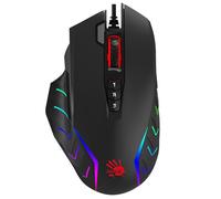 A4tech J95S Stone Black USB Gaming Souris avec capteur optique BC3332-S, technologie Light Strike, DPI : 100-8000