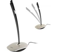 A4Tech, microphone pour ordinateur, MI-10, contrôle du volume, argent, interrupteur marche/arrêt/mute
