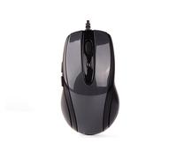 V-Track N-708X - Souris - droitiers et gauchers - optique - 6 boutons - filaire - USB - gris
