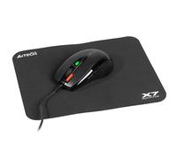 A4Tech souris + tapis de souris, 7 boutons, capteur optique, USB, X-Game X-7120