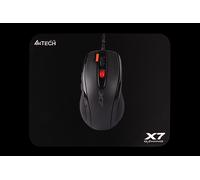 A4Tech souris + tapis de souris, 7 boutons, capteur optique, USB, X-Game X-7120