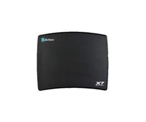 A4Tech X7-200MP Tapis de souris Noir, surface optimisée pour souris gaming, dimensions standard, 1 pièce