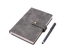 A5 408 Pages Agenda Épaissie Agenda Cahier Agenda de Bureau Agenda Agenda de Travail Agenda de Réunion Livre de Réunion Journal Classique Agenda Scolaire Fournitures de Papeterie avec Stylo (gris)