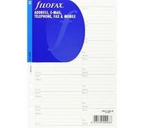 A5 Address, Email, Telephone, Fax Refill - [Livre en VO] Unknown (Auteur)