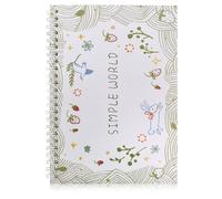 A5 Album de Collection d'Autocollants, 32 Feuilles Carnet d'Autocollants Vierges Réutilisables, Livre d'autocollants, album d'organisation, Boîte de Rangement Stockage D'autocollants (Blanc)