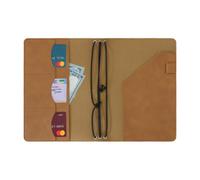A5 Couverture pour Notebook Rétro PU Cuir Notebook Protection Cover | Pochette de planification hebdomadaire pour journaux, écrivains, étudiants, enseignants, voyageurs, maison, bureau, école