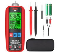 A5 Multimètre Numérique Intelligent Testeur de Courant Automatique Grand Écran Voltmètre Multifonction avec NCV VFD Teseur de Tension Résistance Capacité Fréquence Continuité Diode Température