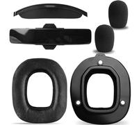 A50 Gen 4 Mod Kit de coussinets d'oreille, bandeau de rechange et mousse de microphone compatible avec casque Astro A50 Gen 4, coussinets de rechange d'épaisseur supplémentaire, coussinets d'oreille