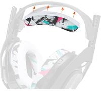 A50-Kit de Remplacement de Bandeau amélioré pour Astro A50 Gen 4,Gen 5 et A50X par Wicked CushionsConfort,Style et Installation faciles améliorés90's White