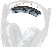 A50-Kit de Remplacement de Bandeau amélioré pour Astro A50 Gen 4,Gen 5 et A50X par Wicked CushionsConfort,Style et Installation faciles améliorésGeo Grey