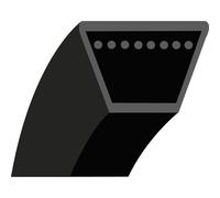 A54 : Courroie lisse trapézoïdale pour Tondeuses autoportées CASTELGARDEN Modèle TWIN - CUT (102 cm) - Longueur extérieure: 1425 mm Section: 13x8 mm - N° origine: 35061426/0