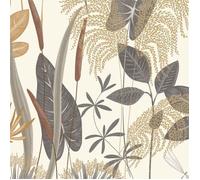 A58701 Vinyle Grainé sur Intissé Motif Astrid Noir et Blanc - DECOR DESIGN