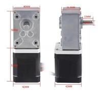 A58SW-42BY High Torque High Precision Step Angle 18 degrees 42 Stepper electronic starter With Gearbox NWPNLXEA(31 reduction ratio)