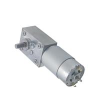 A58SW-555 Geared DC Motor Worm Gearbox 12-470RPM 12V-24V High Torque D Shaft Reversed Self-Lock For DIY Automatic Equipment(Motor and Bracket,12RPM_24V)