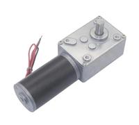 A58SW31ZY DC 12V 24V Worm Geared electronic starter 7-470rpm High Torque D Shaft electronic starter 8mm Shaft Rotating Table Door Self-lock 70kg.cm 6.5A NWPNLXEA(260RPM,24V)