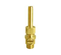 A5GOLD Lot de 10 têtes de pulvérisation réglables pour fontaine avec interrupteur, jet droit pour rideau d'eau, buse de fontaine murale d'eau FN016 (6,35 mm - DN8)