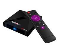 A5X Max TV Box 4Go/32Go 4K USB 3.0 WiFi Bluetooth V4.1 Lecteur multimédia HD Noir G