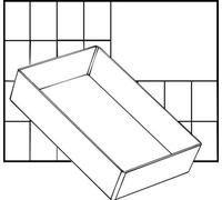 A6 1 casier individuel 47x109x157 mm