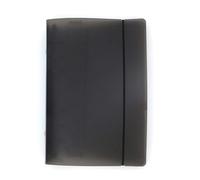 A6 / A5 6 trous coloré PP couverture anneau rond vue classeur dossier pour feuilles mobiles protecteurs / recharge de cahier / bricolage Scrapbooking (Black, A5 combo)