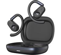 A6 Casque Ouvert Écouteurs Sans Fil Bluetooth 5.4, Ldac Hi-Res Audio, Appels Clairs Avec Ia, Crochets Auriculaires Réglables, 40 H D'Autonomie, Charge Rapide, Connexion Multipoint, Ip55, Noir