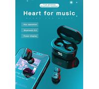 A6 GT1 TWS Bluetooth Écouteurs, HD Stéréo Sans Fil Écouteurs Antibruit Casque De Jeu Pour Android IOS