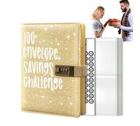 A6 Organisateur de planificateur budgétaire - 100 ENELLOPE Money Challenge Book, Savings Tracking Binder | Easy Finance Management Cash Notebook, Portable Bill Tracker Journal avec une définition d'ob