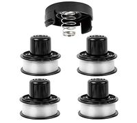 A6226 Bobine de fil compatible avec Black et Decker ST4400 ST4500 ST5000 GL250 GL310 GL360 GL360SB, bobine fil coupe bordure pour black et decker a6226 gl360 longue 6m, diamètre 1,6mm (4 + 1pcs)