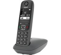 A695- Téléphone Dect Sans Fil- Grand Écran À Fort Contraste- Excellente Qualité Audio- Profils Sonores Réglables- Fonctionmains Libres- Protection Contre Les Appels Indésirables,Gris