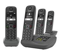 A695A Quattro-4 Téléphones Dect Sans Fil Avec Répondeur-Écran À Haut Contraste-Excellente Qualité Audio-Fonction Mains Libres-Prot
