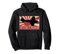 A6M Zero japonais avion de chasse WW2 drapeau du Japon Sweat à Capuche