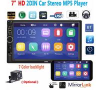 A7 2 Din 7 Inch Car Radio Car Radio Universal Multimedia MP5 Player HD Bluetooth Usb Flash Drive Phone Link MP3 With Camera
