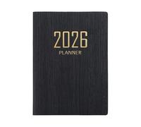 A7 2026 Daily Planner - 365 Days Small English Diary for Efficient Time Management, Lightweight Travel-Friendly Design with Goal Tracking and Budget Sections, Small Calendar Notebook for Work School