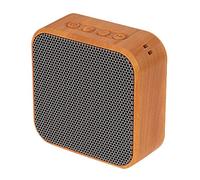 A70 Mini Portable de grain de bois Haut-parleur Bluetooth sans fil avec Vintage Haut-parleur Mic Radio FM Support TF carte for téléphone mobile(Wood grain gray)