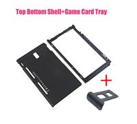 A73E-coque de remplacement pour Nintendo Switch coque inférieure supérieure plateau de carte de jeu pour châssis de commutateur Black