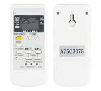 A75C3077 A75C3078 Télécommande compatible avec Panasonic Climatiseur CS-UE12JKD CS-UE12JKE CS-RE9GKE CS-RE9HKE CS-RE9JKE CS-RE9JKE CS-RE9JKE-1 CS-RE12JKR CS-RE9JKX CS-UE9GKE Remplacement ador