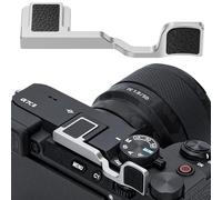 A7CII A7CR Support de pouce pour Sony Alpha A7C2 Argenté | Avec housse de protection pour repose-pouce et coussinet en silicone, n'affecte pas l'utilisation des boutons Alpha 7CII