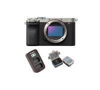 Boîtier Sony a7CR (Argent) + Batterie Kingma (Sony NP-FZ100) + Chargeur de batterie Kingma