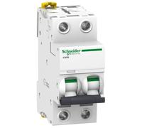 A9f74206 - Disjoncteur Bipolaire 2p 6a Courbe C - 2 Modules - 10ka - Schneider Electric Acti9 Ic60n