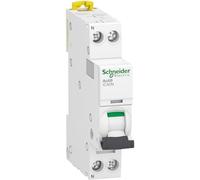 A9P54604 Schneider Disjoncteur unipolaire + neutre 1P+N 4A Courbe C 6/10kA Acti9 IC40N