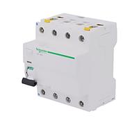 A9Z21440 Interrupteur RCD Nom: 40A IDiff: 30mA Pôle: 4 400VAC IP20 1-25mm2 COUPE