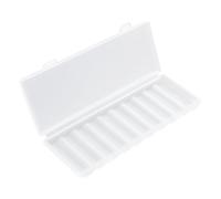 Aa Battery Case - 5 Inches 10 Slot Travel Holder | Pp Storage - Compact Empty Organizer Box for Secure Aa Battery Protection, Lightweight 24.5g Design Ideal for Home Travel and Camping Use.