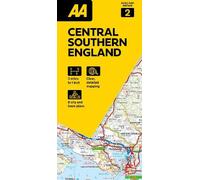 The AA – Carte routière – Centre et Sud de l'Angleterre