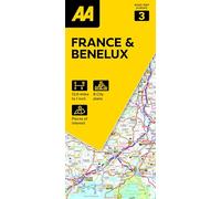 The AA Carte routière France & Benelux