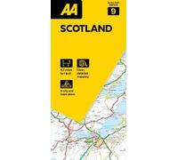 The AA – Carte routière – Road Map Scotland
