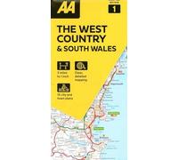 AA Road Map The West Country & South Wales