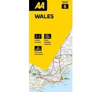 The AA Carte routière AA Road Map Wales